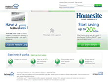 Tablet Screenshot of homesite.restoremall.com